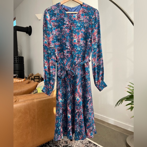 Liberty of London Dresses & Skirts - Liberty Art Fabrics Colourful Silk Midi Dress